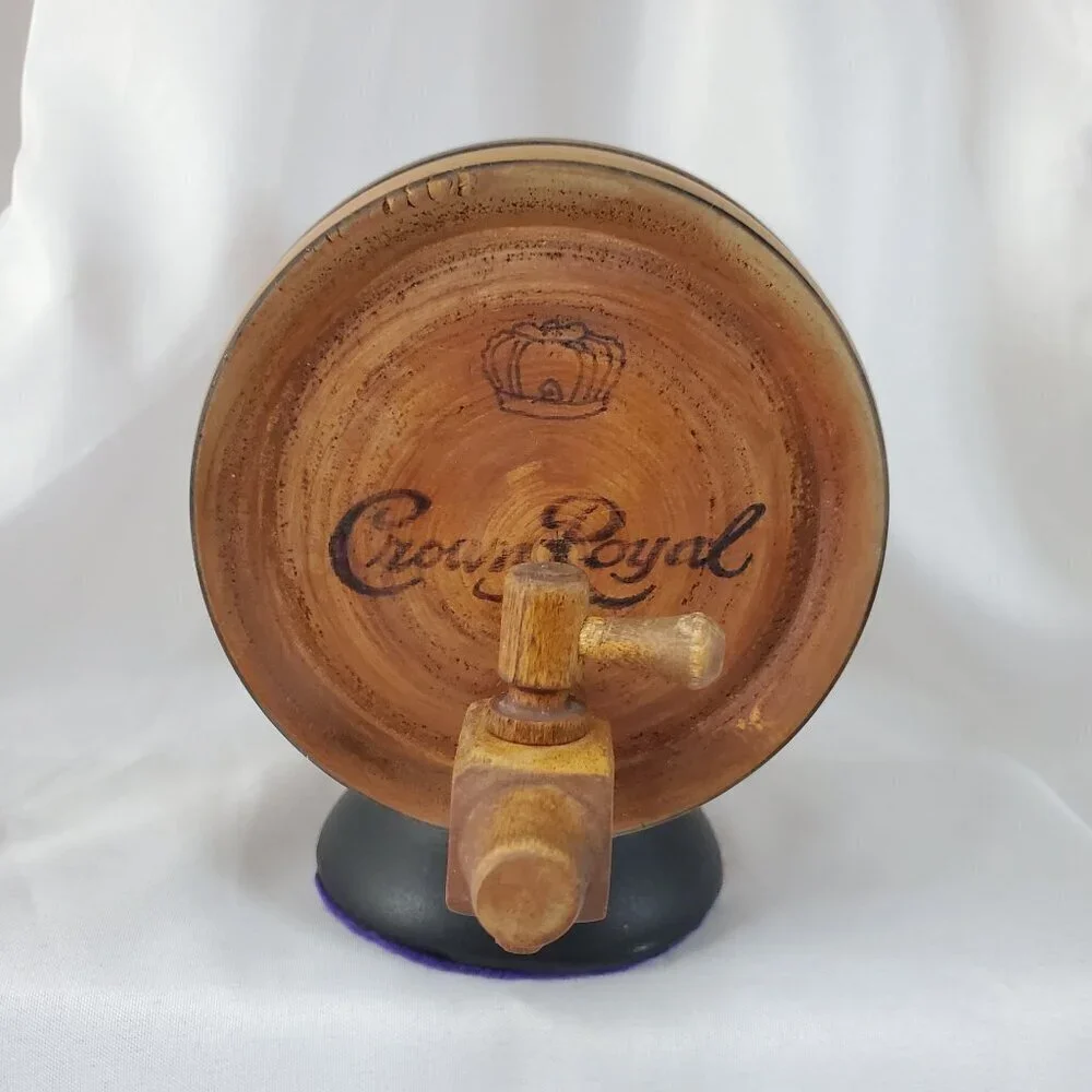 Crown Royal Wooden Whiskey Barrel Cask *DISPLAY ONLY* Bar Decor Man Cave Gift - Picture 11 of 11